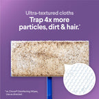 Clorox Scentiva Disinfecting Wet Mop Pad, Disposable Heads, Multi-Surface Floor Wipes, Lavender and Jasmine, 2 Packs, 24 Refills Per Pack (Package May Vary)