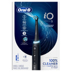 Oral-B Rechargeable Electric Toothbrush, iO5 Customizable Clean, 5 Cleaning Modes, Visual Pressure Sensor to Protect Gums, Travel Case, Black