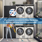 Dadop 4Pcs Anti Vibration Pads for Washing Machine and Dryer Shock and Noise Cancelling Washing Machine Support Prevent Moving Shaking Walking Universal Size