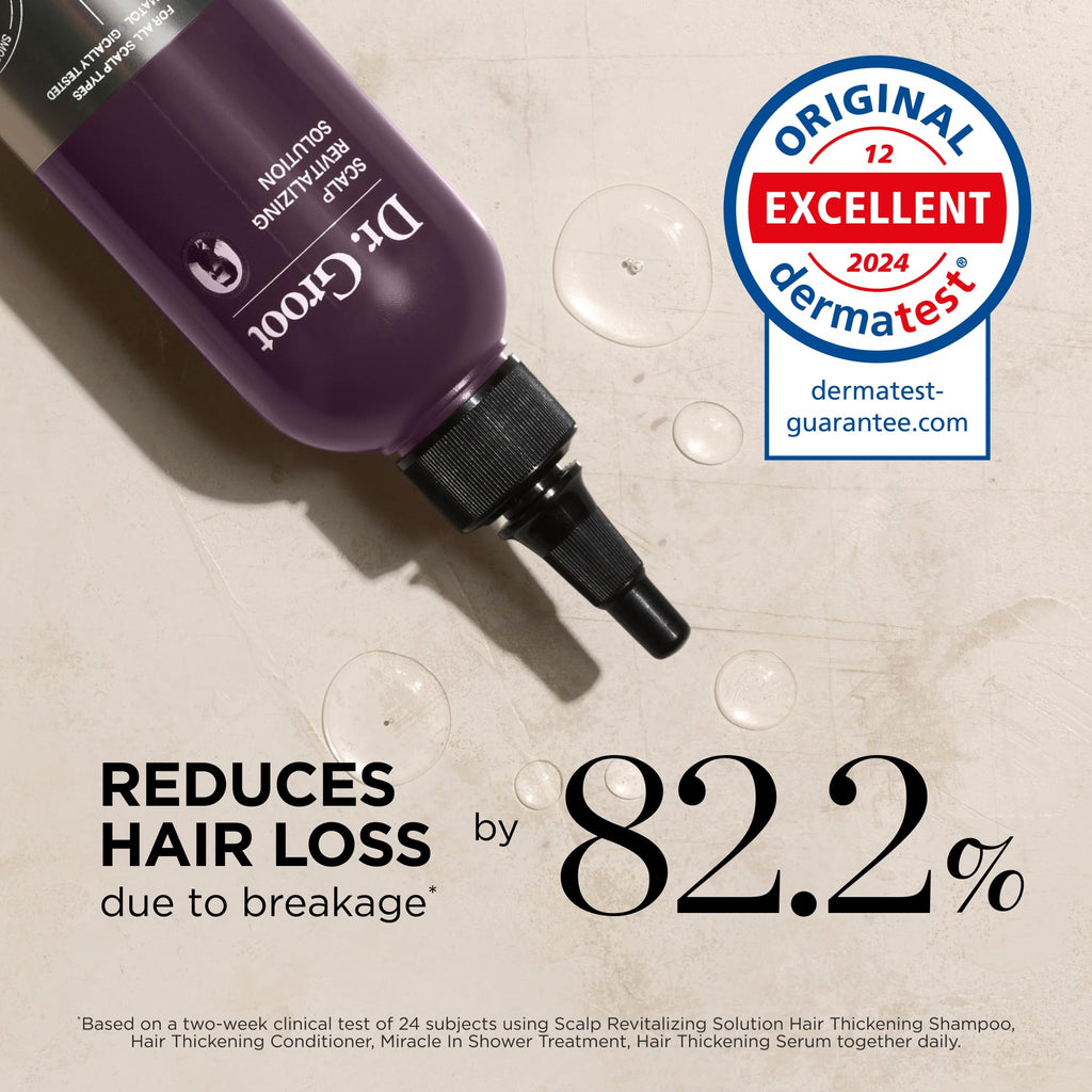 Dr. Groot Miracle in Shower Treatment for Hair Loss - Korean Care 5-Second Smoothing Solution With Rosemary Oil, Moisturizing Scalp Revitalizing Rinse