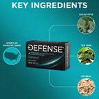 Defense Soap 5pk All Natural Oatmeal Bar Soap for Men | Made by Wrestlers with Tea Tree Oil & Eucalyptus Oil to Promote Healthy Skin