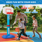 Toddler Basketball Hoop, Kids Toys Basketball Hoops for Indoor Outdoor Play