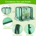 U'Artlines Portable Mini Greenhouse Small Green House 23x13x17 Inch