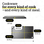Lodge Reversible Cast Iron Grill/Griddle Pan, 16.75 x 9.5 Inches