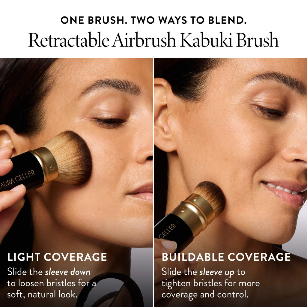 LAURA GELLER Baked Balance-n-Brighten Colour Correcting Powder Foundation (Medium) Buildable Light to Medium Coverage Baked Foundation, Demi-Matte Finish