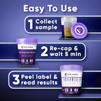 Prime Screen® Multi-Drug Urine Test Cup - 12 Panel Drug Test - Instant Testing Marijuana (THC),OPI,AMP, BAR, BUP, BZO,COC, mAMP, MDMA, MTD, OXY, PCP - [5 Pack]