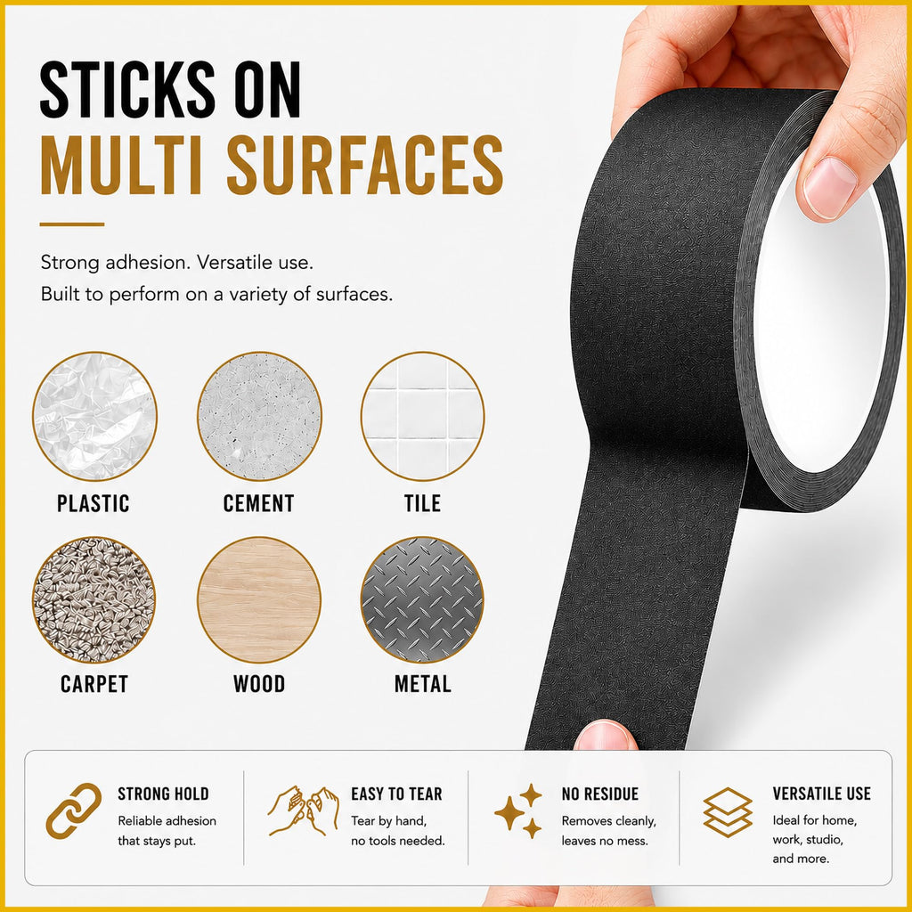 D-NYX Gaffer Tape 2 Inch x 1 Pack Brown Gaff Tape, No Residue Multipurpose Heavy Duty Gaffers Tape, Matte Finish Non-Reflective Waterproof Real Professional Grade Brown Gaffer Tape