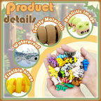 30Pcs Mystery Mini Animals Figures Set, 3D Printed Small Animal Flexible Fidget, 3D Printed Cute Animal Home, Executive Desk for Christmas Decoration, Tiny Animals Figurines Exquisite Cute Pet