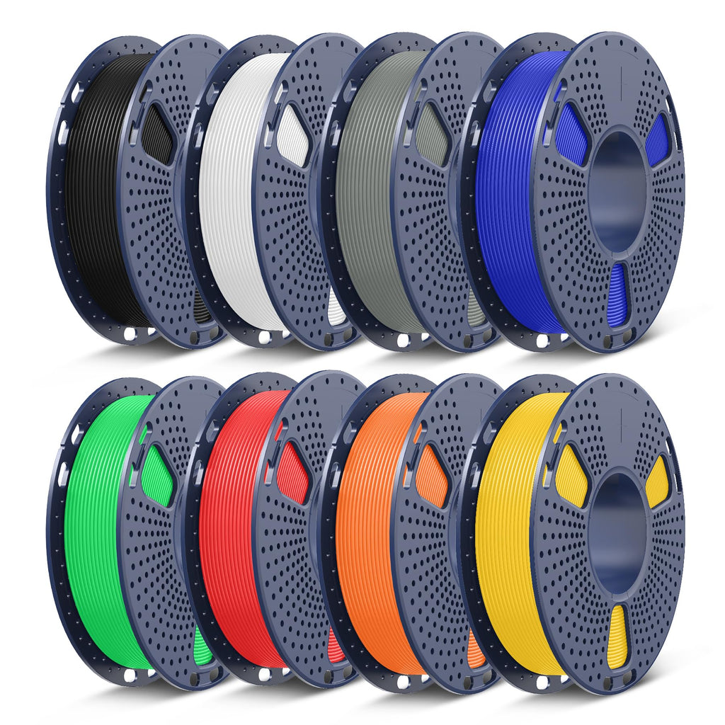 SUNLU 3D Printer Filament Bundle, PLA Plus Filament, 250g/Spool
