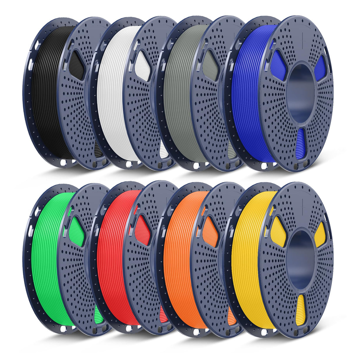 SUNLU 3D Printer Filament Bundle, PLA Plus Filament, 250g/Spool