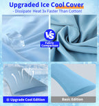 Lumbar Support Pillow for Bed Relief Back Pain: Lower Back Pillow for Sleeping - Memory Foam Waist Pillow - Cooling Back Bolster Pillow for Side, Back&Stomach Sleepers - Bed Cushions for Car, Sofa