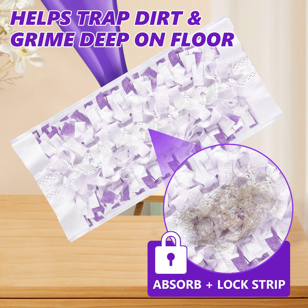 UMAYCOOL Disposable Mop Pads Refills for Swiffer WetJet Spray Mop - Wet Jet Refill Pads for All Purpose Multi Surface Hardwood Floor Cleaning - Thickened and Super Absorbent - 30 Count