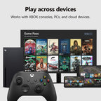 XBOX Wireless Gaming Controller + USB-C Cable | Carbon Black