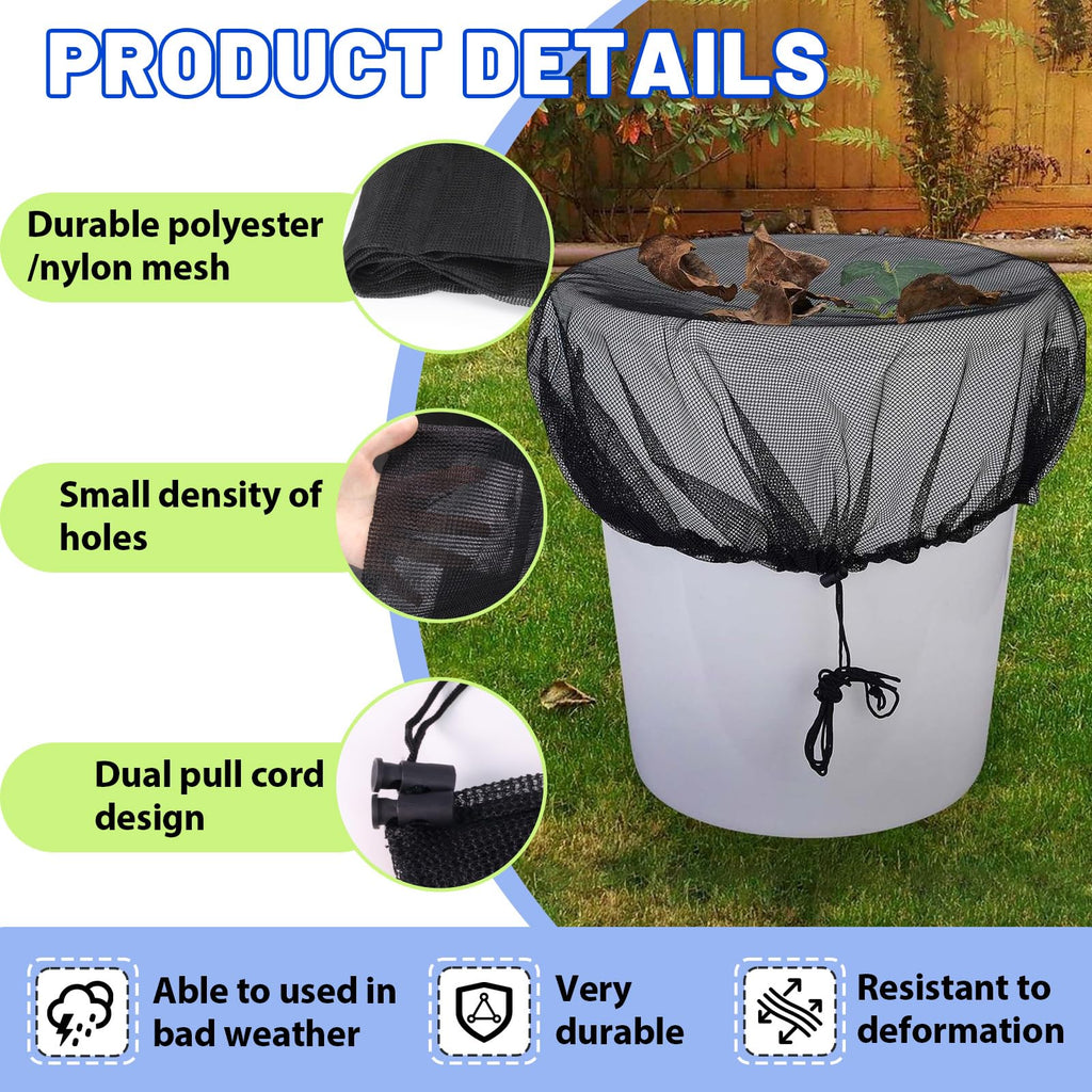 24" x 48" Wood Chipper Collection Bag for Troy Bilt - Universal Shredder Mulcher Replacement Bag with Heavy-Duty Mesh for Wood Chips, Leaves and Yard Waste