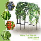 Trellis for Climbing Plants Outdoor - Cucumber Trellis Size:71*47* 79 inch