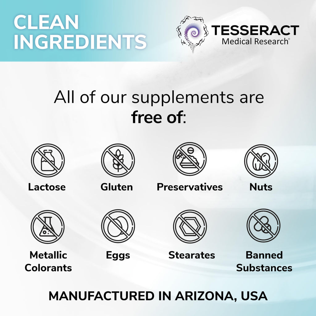 Tesseract Medical Research BerberActiv-QR Berberine Immune Support Supplement, Supports Liver Health, Hypoallergenic, 350mg, 90 Vegetarian Capsules