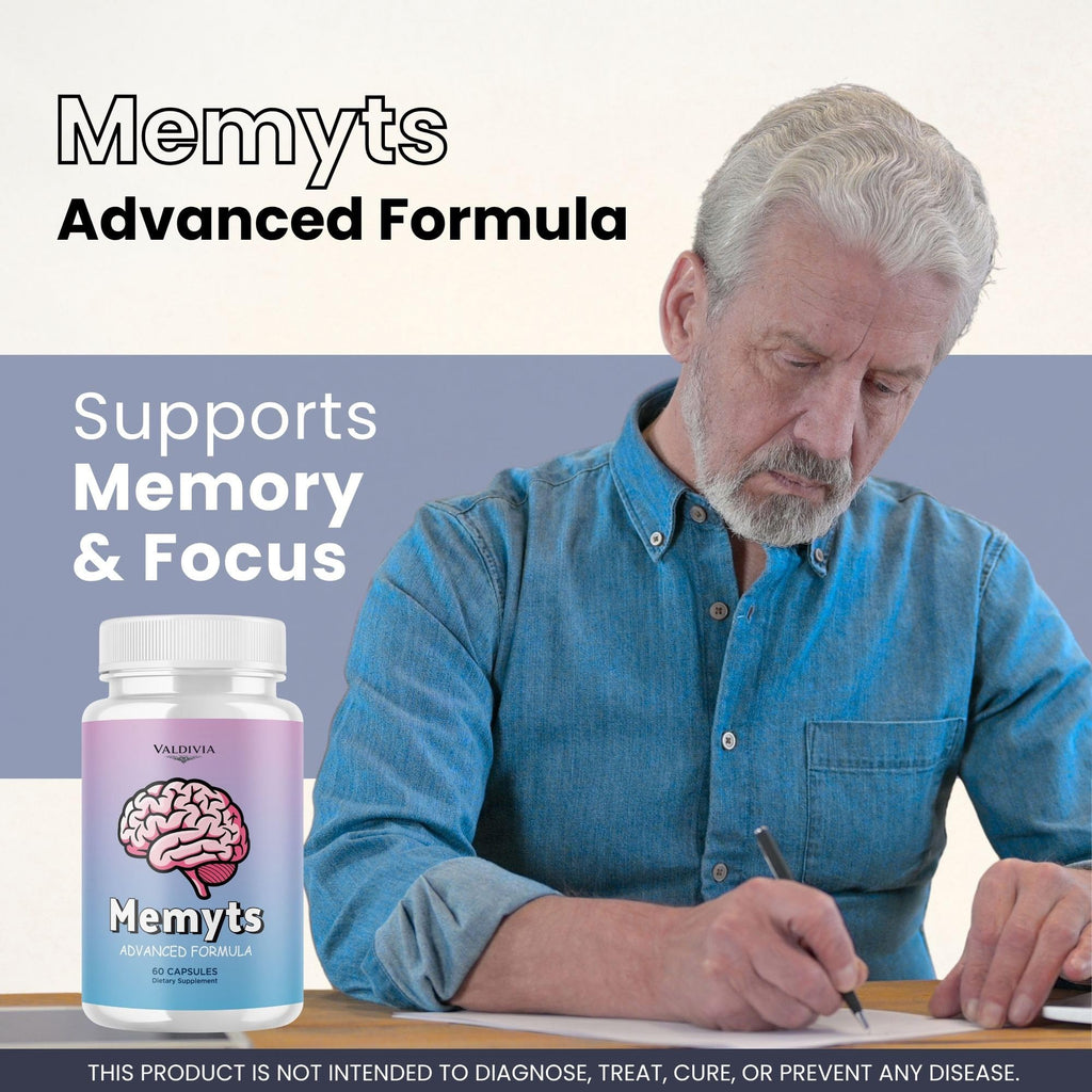 Valdivia (5 Pack) Memyts – Natural Daily Supplement with B Vitamins and Herbal Extracts | Non-GMO | Made in USA | 100% Natural, 300 Capsules, 5-Month Supply