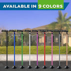 HONEYBULL Walking Cane for Men & Women Foldable, Adjustable, Heavy Duty, Free Standing, All Terrain, Collapsible Walking Sticks for Seniors & Adults