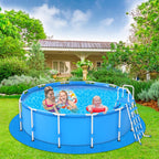 YEXEXINM 13.1Ft Round Pool Ground Cloths Swimming Pool Ground Cloth,Round Pool Liner Pad for 12ft Above Ground Swimming Pool,Heavy Duty Pool Ground Mat Protector to Prevent Puncture Pool Ground Tarp