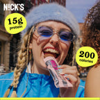 NICKS Protein Bars Salty Peanut Chocolate – 12-Count Box | 15g protein | 200 calories | Protein-Packed Snack, Low Calories, Low Carbs, Keto Friendly, No Added Sugar