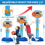 Toddler Basketball Hoop for Ages 2 3 4, Indoor Outdoor Kids Basketball Goal