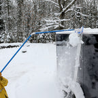 Avalanche! Snow Roof Rake for Flat Roofs Big Rig Rake 2000: Snow Removal from Flat Roofs for Clearing Trucks, Trailers, Mobile Homes, RV's and Other Flat Rooftops. 24 Inch Wide Head with Wheels