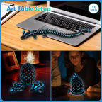 Waaaandefu 3D Printed Dragon Glow in The Dark with Matching Egg – UV Reactive 3D Printed Dragon Egg Set – Upgraded 2025 Collectible for Fantasy Fans