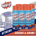 Diversey CBD991206 Break Up Professional Oven & Grill Cleaner, Heavy Duty Spray Removes Baked on Grease, Aerosol, 19-Ounce (Pack of 6)