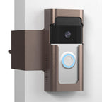 Anti Theft Ring Doorbell Mount: Metal Ring Apartment Door Mount Blink Doorbell Camera Holder No Drill - Renter Friendly Ring Doorbell Mount No Damage