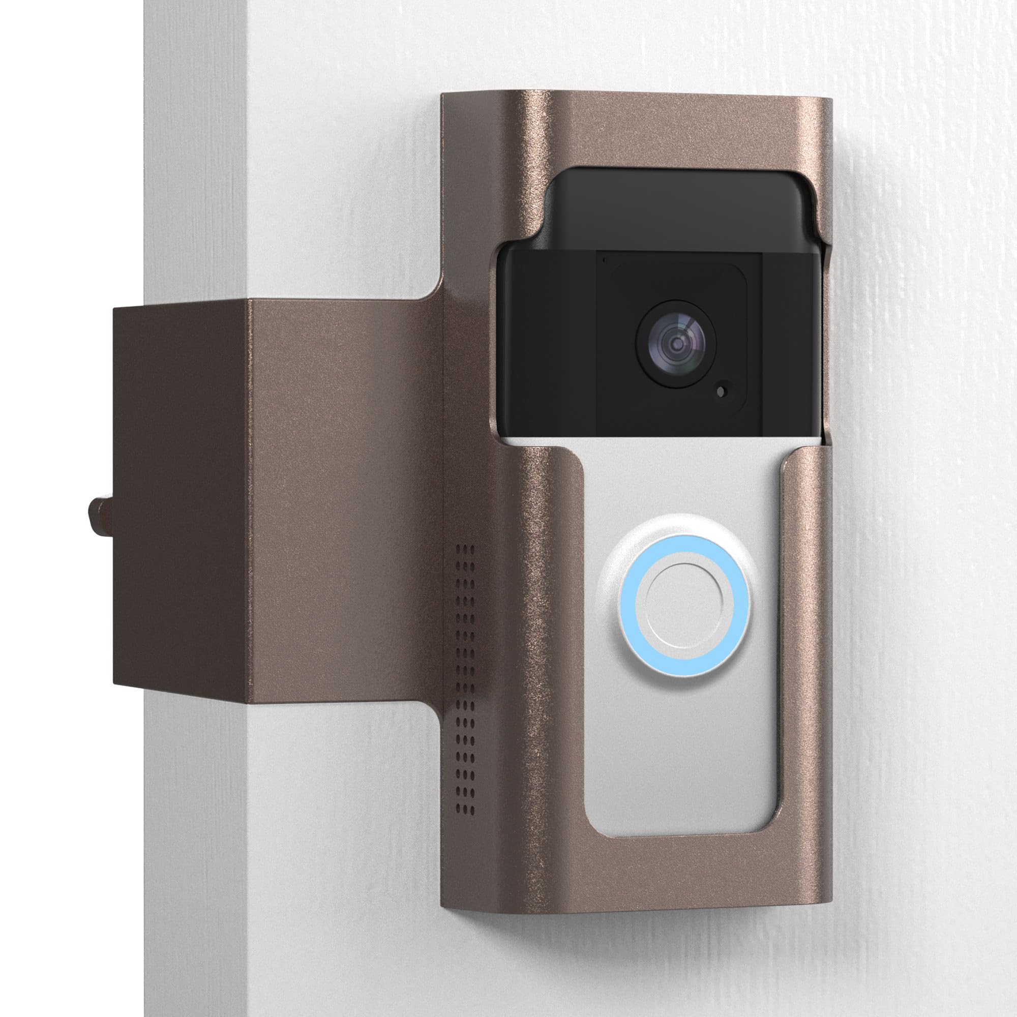 Anti Theft Ring Doorbell Mount: Metal Ring Apartment Door Mount Blink Doorbell Camera Holder No Drill - Renter Friendly Ring Doorbell Mount No Damage