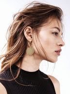 Alofisher Simple Gold Dangle Earrings Boho Drop Earrings for Women