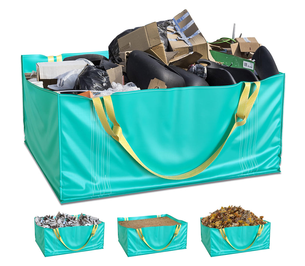 Dumpster Bag for Waste Management, Reusable Yard Waste Container - 1 Pack