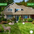 24 Pack Deer Repellent, Rabbit Repellent, Deer Deterrent, Powerful Deer Repellent for Yard, Keep Deer and Rabbit Out from Fence Plant Trees Garden Home