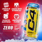 C4 Performance Energy Drink with Zero Sugar, Frozen Bombsicle, 12pk