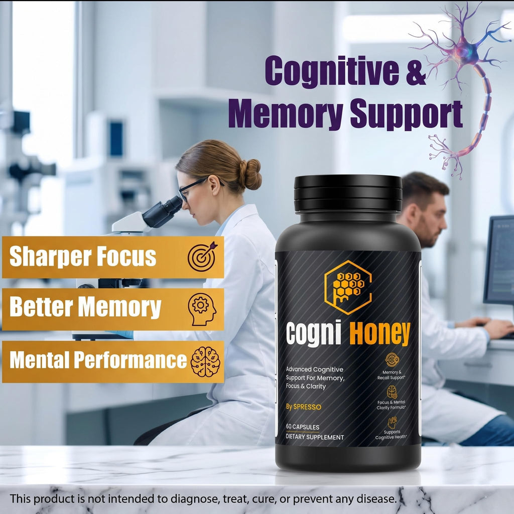 (5 Pack) Cogni Honey Capsules - Official CogniHoney Supplement Pills with Premium Ingredients, Advanced Formula Support for Overall Health & Wellness Reviews (300 Capsules)