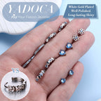 YADOCA 𝟵𝟮𝟱 𝗦𝘁𝗲𝗿𝗹𝗶𝗻𝗴 𝗦𝗶𝗹𝘃𝗲𝗿 Earrings for Girls Women