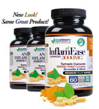 The Original InflamEase Day or Night Use, 3000 MG Triple Strength, 60 Caps