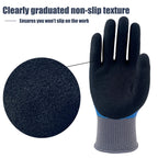 DongChu Insulated Electrician Gloves 1000V,ASTM D120 Certified High Voltage Resistant Flame Retardant Work Gloves, Electrical Rubber Non-slip Prevent Shock,Large