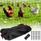 BSTPCOO 2.4" Mesh Bird Netting for Chicken Coop 50'x50', Poultry Netting