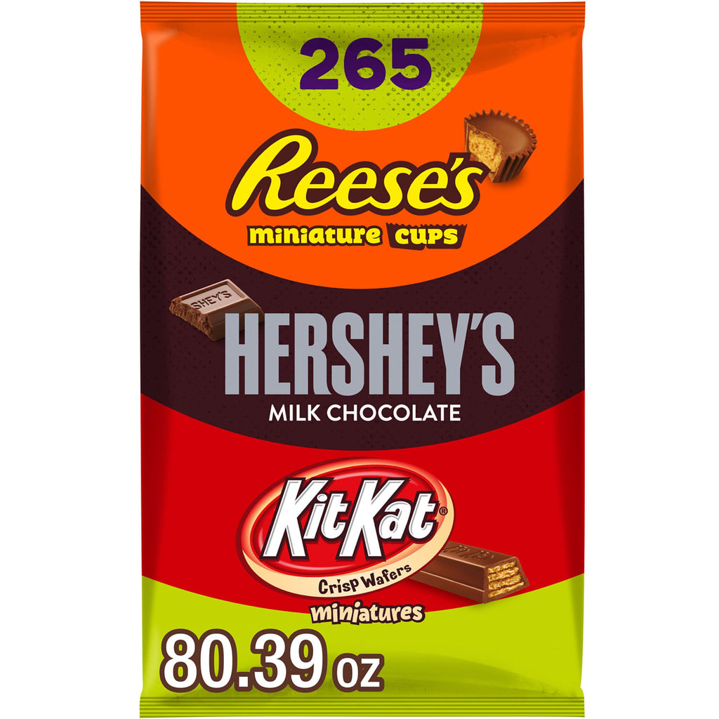 Hershey's Assorted Chocolate Halloween Candy Bulk Variety Pack, 80 oz