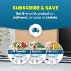 Seresto Small Dog Vet-Recommended Flea & Tick Treatment & Prevention Collar for Dogs Under 18 lbs | 8 Months Protection