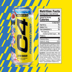 C4 Performance Energy Drink with Zero Sugar, Frozen Bombsicle, 12pk