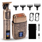 Ufree Electric Foil Shaver and Beard Trimmer Men, Electric Shavers Razor Hair Clippers for Mens Rechargeable Cordless, Mens Grooming Kit with 4 Guards, Close Shave, Gifts for Men