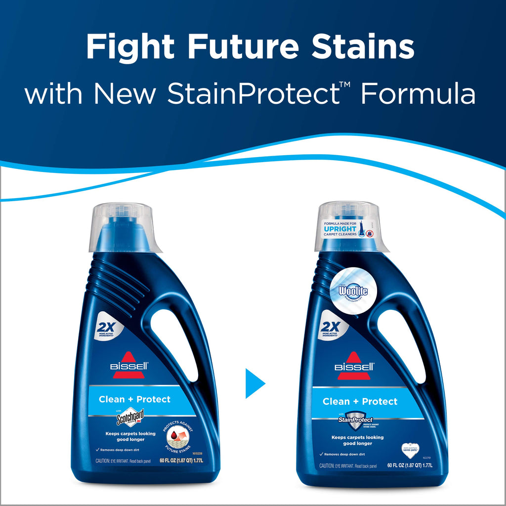GDM HOME BISSELL 62E5A 2X Concentrated Deep Clean & Protect Full Size Machine Formula, 60 ounces