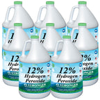 Nature's Freedom 12% Hydrogen Peroxide, Food Grade H2O2 and Purified Water Only, 8 Gallons