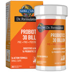 Garden of Life Dr. Formulated Pre, Post & Probiotics 30 Billion CFU Once Daily 3-in-1 Complete Probiotics, Prebiotics & Postbiotics Supplement for Adults, Digestive & Immune Health, 30 Day Supply