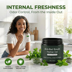 Anti-Bad Breath Herbal Gel Supplement, Internal Freshening Formula with Parsley, Green Tea, Lemon Balm, Clove Bud Oil, Peppermint Oil & Chlorophyllin, Natural Mint Flavor (1PCS)