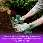 Premium Electroculture Copper Gardening Antenna Kit (3-Pack) – Tesla Coil Stakes for Vegetable Gardens, Houseplants & Indoor Flowers. Thick, 10-Gauge 99% Copper Wire, Eco-Friendly Growth Boosters