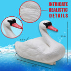 Swan Decoys for Geese | Floating Swan Decoy for Pool, Pond & Lake