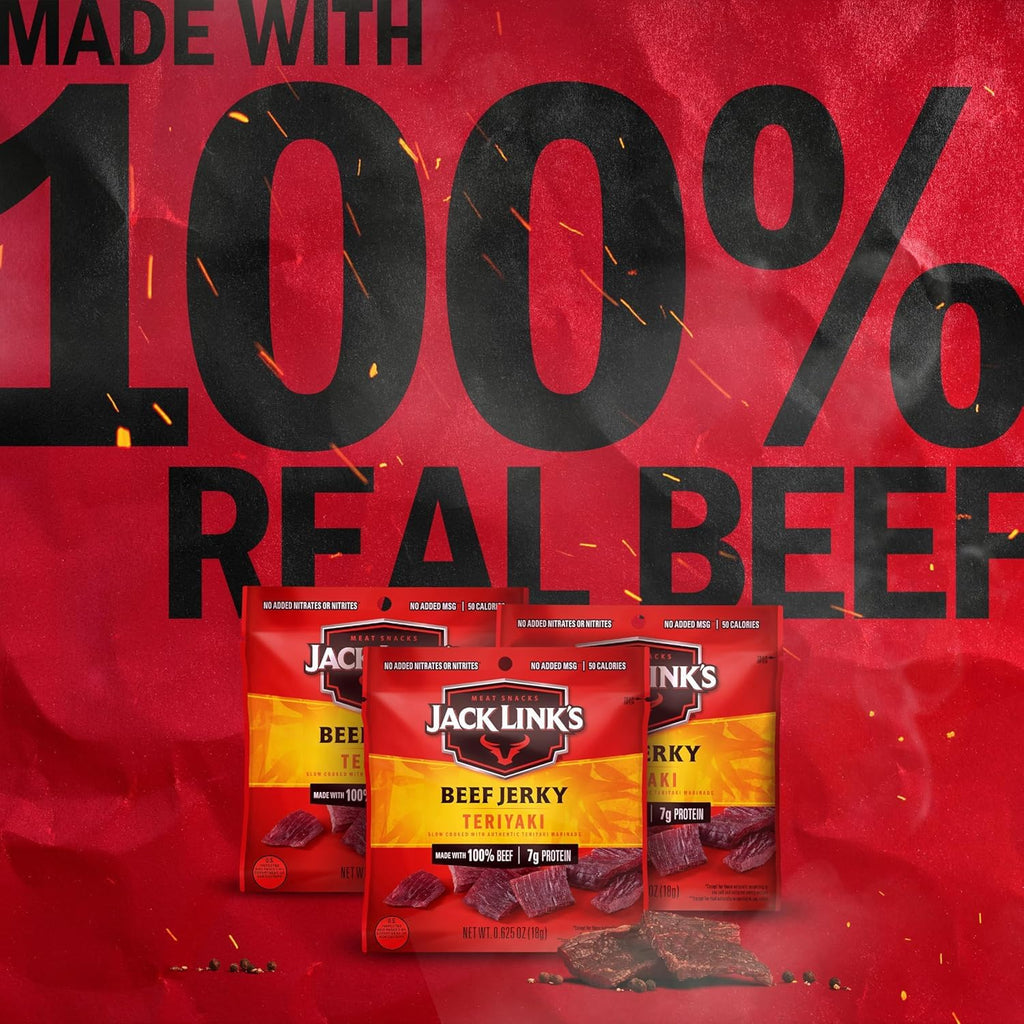 Jack Link's Teriyaki Beef Jerky Multipack - (20 Pack) 0.625 oz